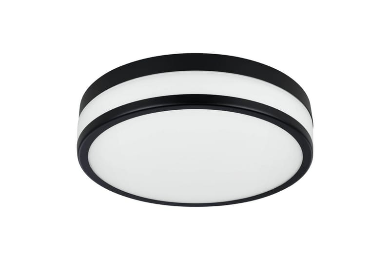 Vegg-/Taklampe Eglo LED Palermo 295 mm, Svart/Hvit - Hvit/Svart - Belysning - Baderomsbelysning - Baderomslampe tak