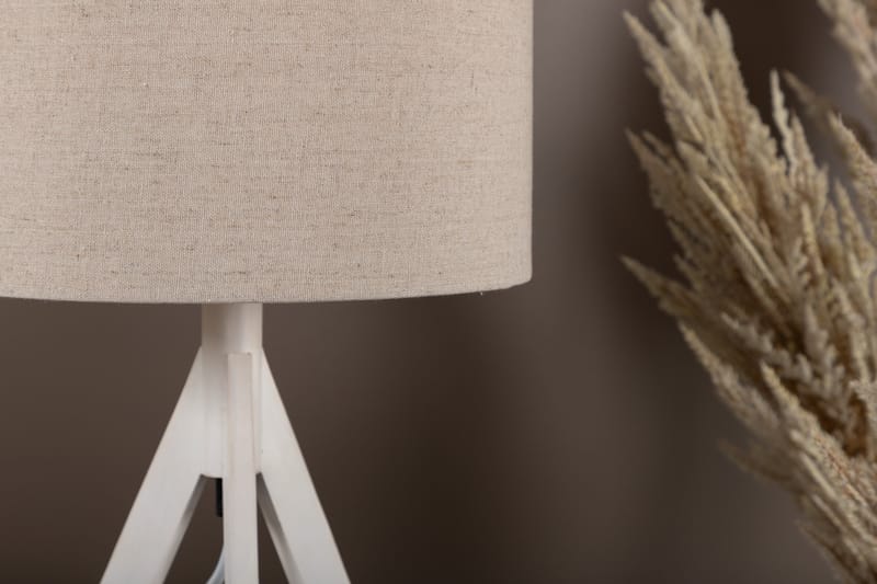 Kona Bordlampe - Hvit/Beige - Belysning - Innendørsbelysning & Lamper - Bordlampe