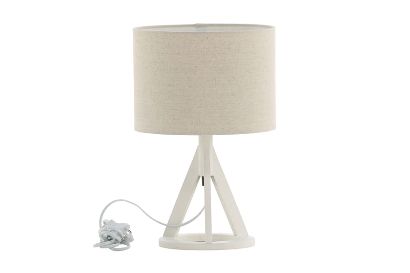 Kona Bordlampe - Hvit/Beige - Belysning - Innendørsbelysning & Lamper - Bordlampe