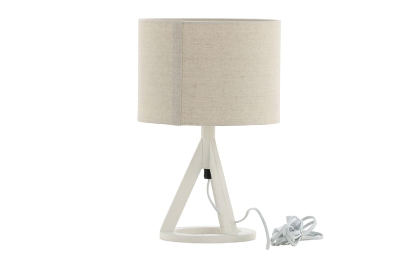 Kona Bordlampe - Hvit/Beige - Belysning - Innendørsbelysning & Lamper - Bordlampe