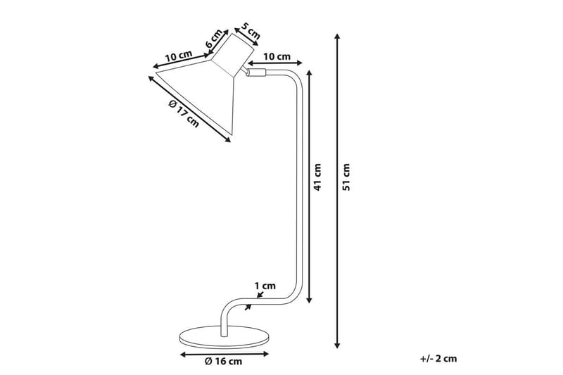 Paksli Skrivebordslampe E14 - Oransje - Belysning - Innendørsbelysning & Lamper - Bordlampe - Skrivebordslampe