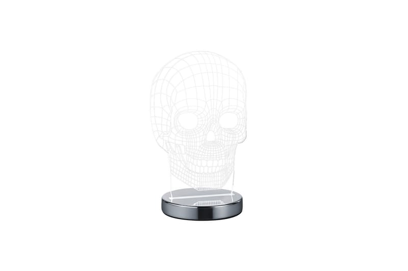 Skull Bordlampe LED Krom - Krom - Belysning - Innendørsbelysning & Lamper - Bordlampe