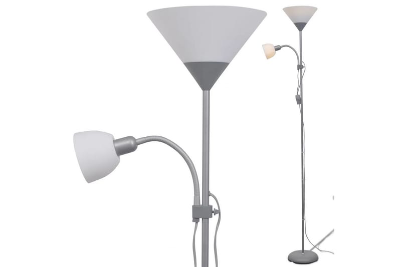 Gulvlampe grå - Belysning - Innendørsbelysning & Lamper - Gulvlampe - Uplight gulvlampe