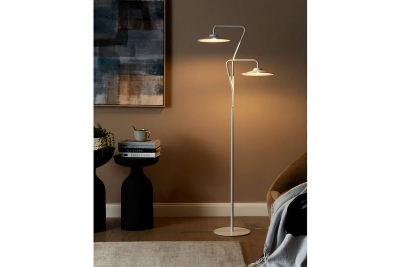 Karpathy Gulvlampe 140 cm - Hvit - Belysning - Innendørsbelysning & Lamper - Soveromslampe