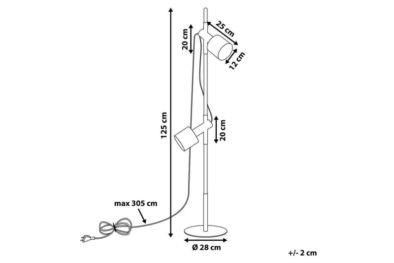 Kastoy Gulvlampe 125 cm - Flerfarget - Belysning - Innendørsbelysning & Lamper - Soveromslampe