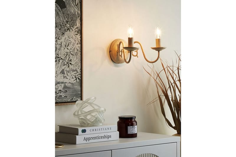 Koufonisi Vegglampe E14 - Beige - Belysning - Innendørsbelysning & Lamper - Nattlampe - Nattlampe vegg