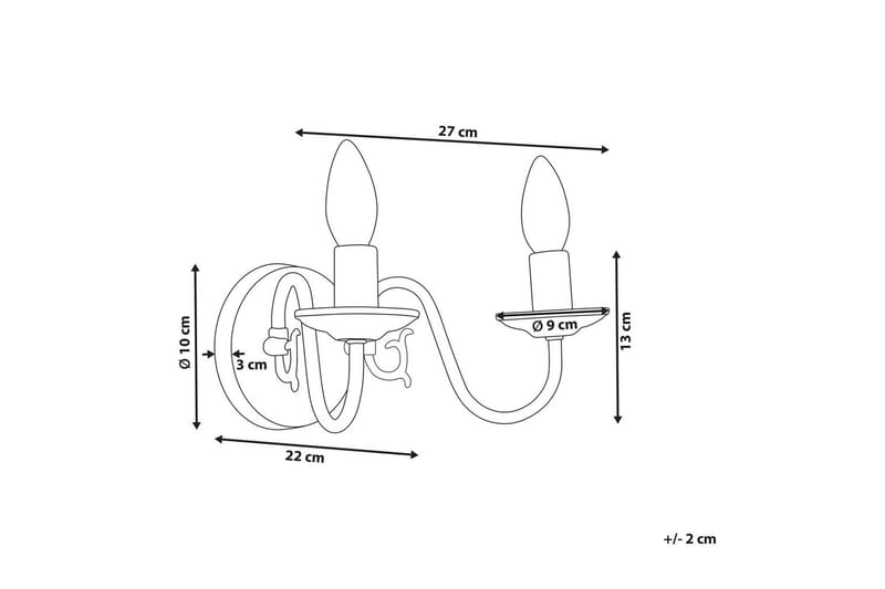 Koufonisi Vegglampe E14 - Beige - Belysning - Innendørsbelysning & Lamper - Nattlampe - Nattlampe vegg