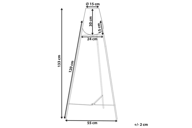 Lampione Gulvlampe 133 cm - Flerfarget - Belysning - Innendørsbelysning & Lamper - Soveromslampe