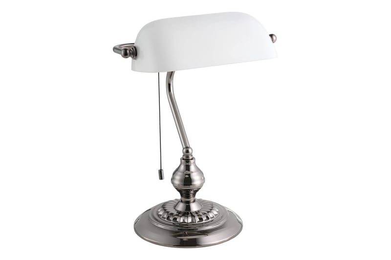 Bordlampe Eglo Banker Nickel Hvit - Hvit - Belysning - Innendørsbelysning & Lamper - Leselampe - Leselampe bord