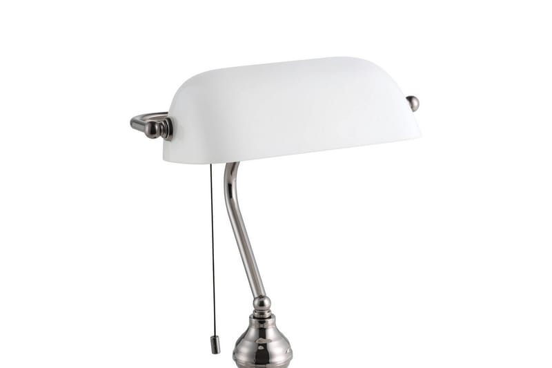 Bordlampe Eglo Banker Nickel Hvit - Hvit - Belysning - Innendørsbelysning & Lamper - Leselampe - Leselampe bord