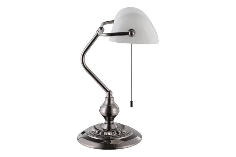 Bordlampe Eglo Banker Nickel Hvit - Hvit - Belysning - Innendørsbelysning & Lamper - Leselampe - Leselampe bord