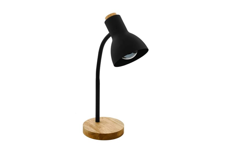 Bordlampe Eglo Veradal Svart, Brun - Svart/Brun - Belysning - Innendørsbelysning & Lamper - Leselampe - Leselampe bord