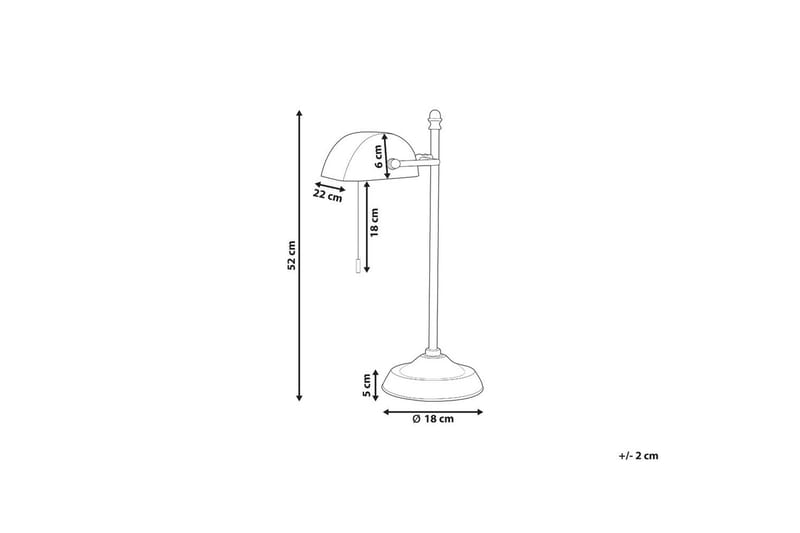 Limaki Bordlampe 52 cm E27 - Gull - Belysning - Innendørsbelysning & Lamper - Vinduslampe - Vinduslampe på fot