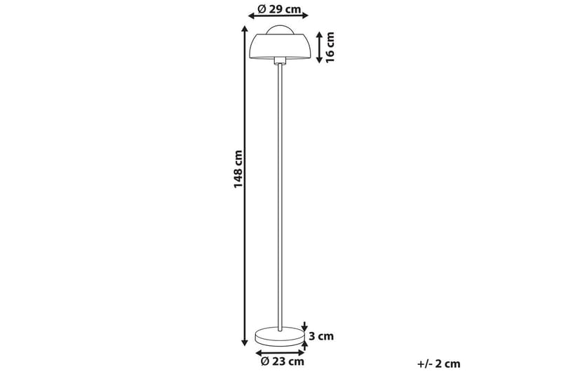 Magica Gulvlampe 148 cm - Kobber - Belysning - Innendørsbelysning & Lamper - Soveromslampe