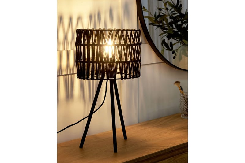 Argentil Bordlampe 48 cm E27 - Svart - Belysning - Innendørsbelysning & Lamper - Nattlampe - Nattlampe bord