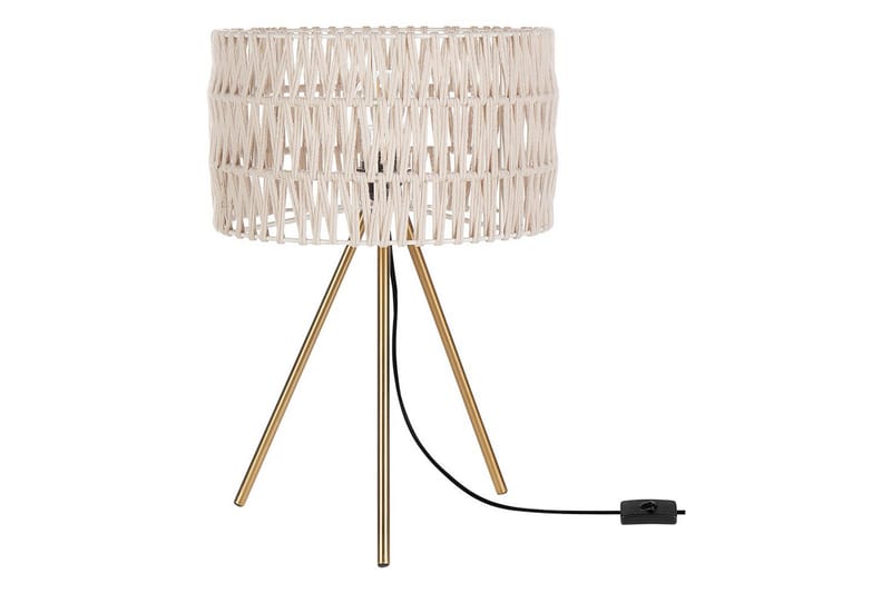 Argentil Bordlampe 50 cm E27 - Gull/Beige - Belysning - Innendørsbelysning & Lamper - Nattlampe - Nattlampe bord