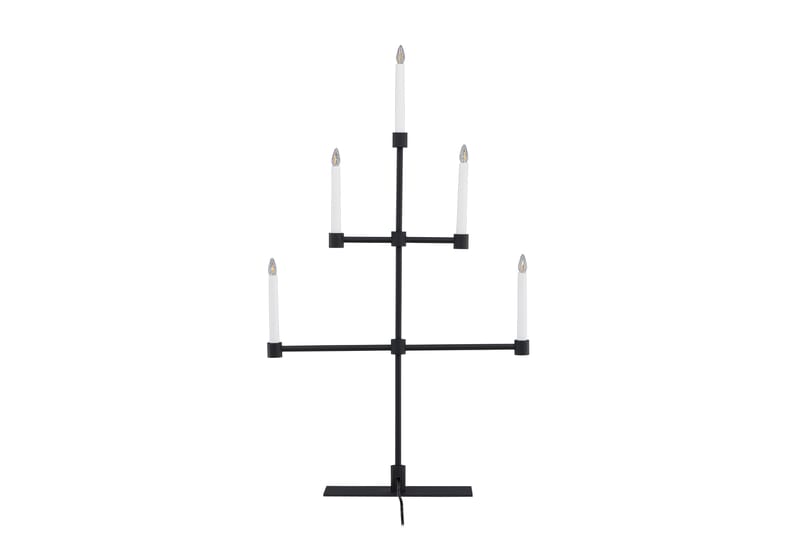 Avoriaz Adventsstake 92 cm - Svart - Belysning - Innendørsbelysning & Lamper - Nattlampe - Nattlampe bord