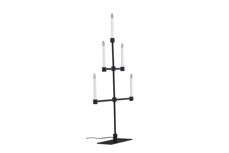 Avoriaz Adventsstake 92 cm - Svart - Belysning - Innendørsbelysning & Lamper - Nattlampe - Nattlampe bord