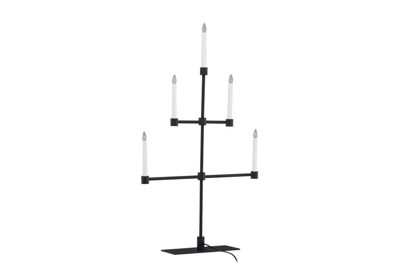 Avoriaz Adventsstake 92 cm - Svart - Belysning - Innendørsbelysning & Lamper - Nattlampe - Nattlampe bord