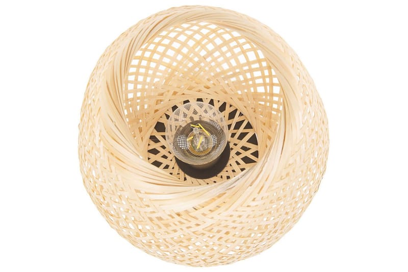 Bomu Bordlampe 30 cm E27 - Lyst tre/Hvit - Belysning - Innendørsbelysning & Lamper - Nattlampe - Nattlampe bord