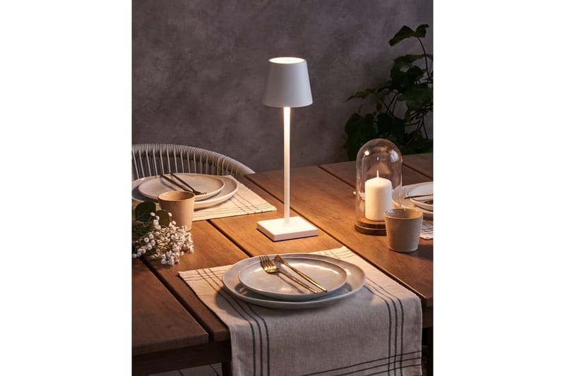 Cebrai LED Bordlampe 38 cm - Hvit - Belysning - Innendørsbelysning & Lamper - Nattlampe - Nattlampe bord