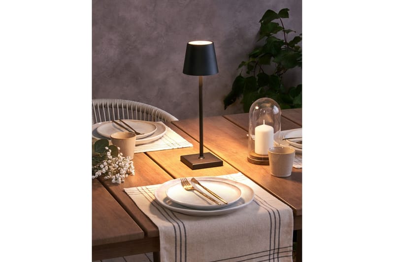 Cebrai LED Bordlampe 38 cm - Svart - Belysning - Innendørsbelysning & Lamper - Nattlampe - Nattlampe bord