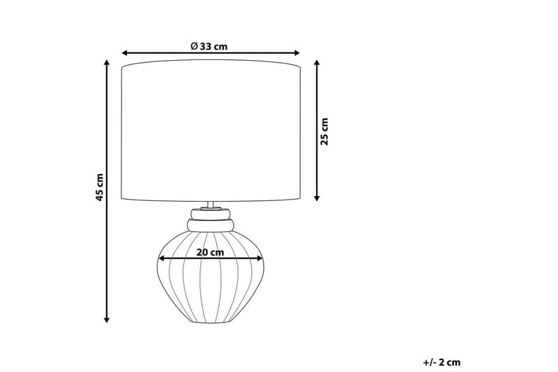 Celestiale Bordlampe 45 cm E27 - Mørkeblå/Hvit - Belysning - Innendørsbelysning & Lamper - Nattlampe - Nattlampe bord