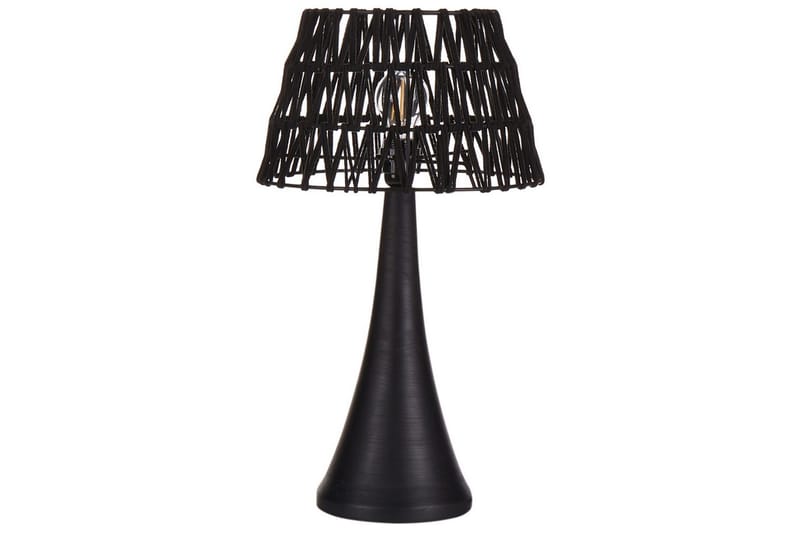 Dalino Bordlampe 47 cm E27 - Svart - Belysning - Innendørsbelysning & Lamper - Nattlampe - Nattlampe bord