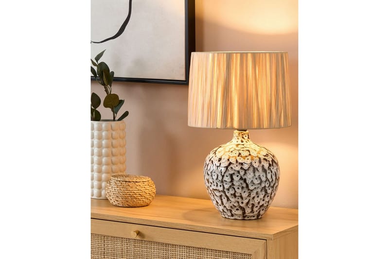 Dellgavo Bordlampe 45 cm E27 - Flerfarget - Belysning - Innendørsbelysning & Lamper - Nattlampe - Nattlampe bord