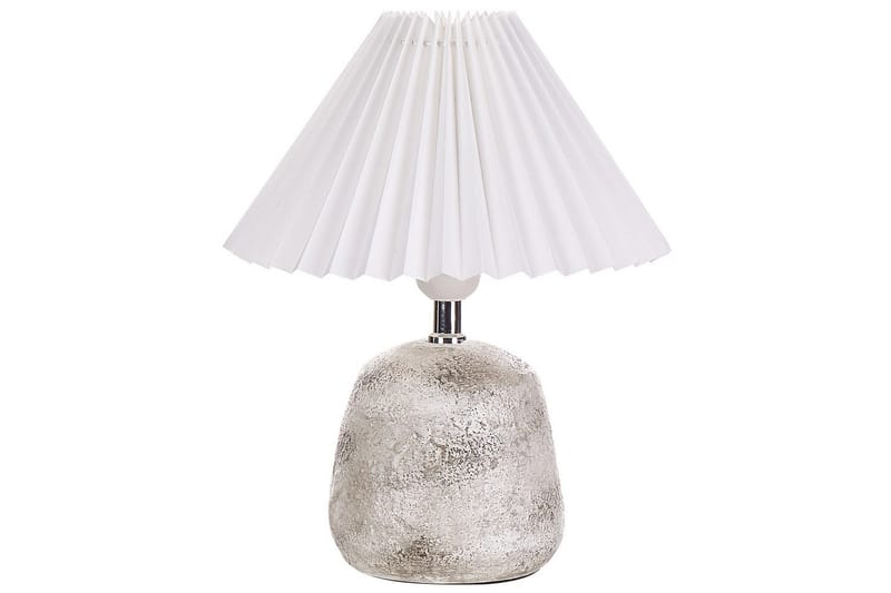 Dovgado Bordlampe 32 cm 2 stk E27 - Lysegrå/Hvit - Belysning - Innendørsbelysning & Lamper - Nattlampe - Nattlampe bord