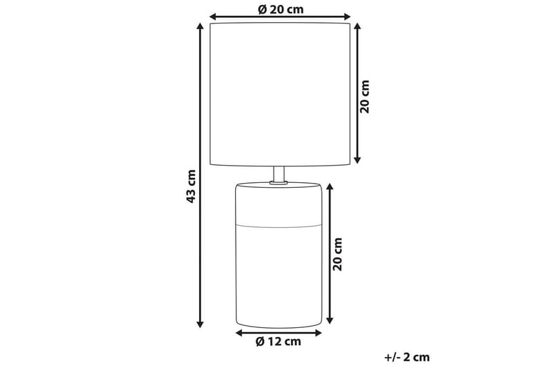 Espalmador Bordlampe 43 cm E14 - Flerfarget - Belysning - Innendørsbelysning & Lamper - Nattlampe - Nattlampe bord