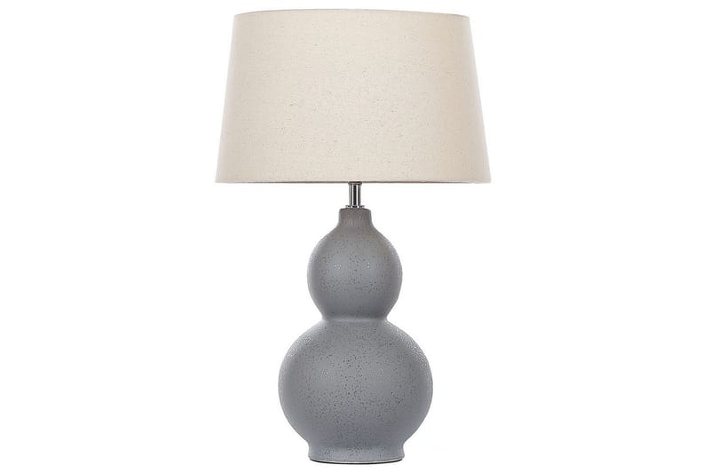 Fiorita Bordlampe 56 cm E27 - Grå/Beige - Belysning - Innendørsbelysning & Lamper - Nattlampe - Nattlampe bord