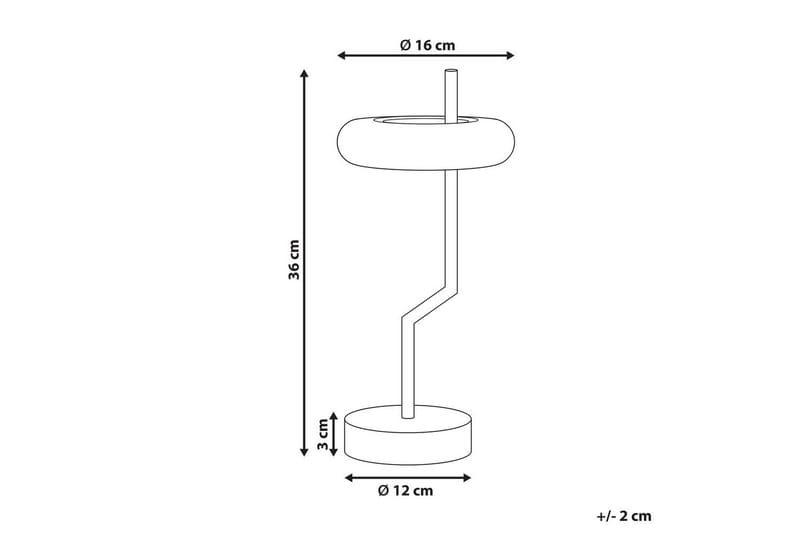 Gabbiani LED Bordlampe 36 cm - Hvit - Belysning - Innendørsbelysning & Lamper - Nattlampe - Nattlampe bord