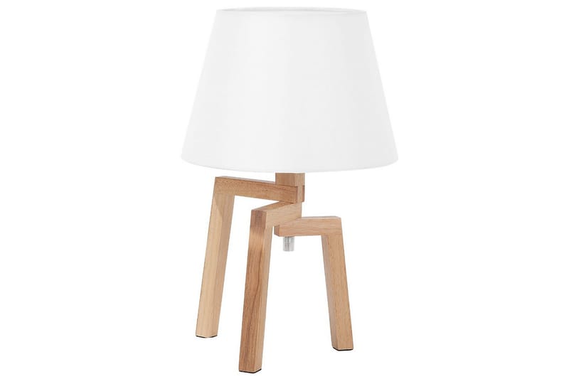 Gorgona Bordlampe 42 cm E14 - Lyst tre/Hvit - Belysning - Innendørsbelysning & Lamper - Nattlampe - Nattlampe bord