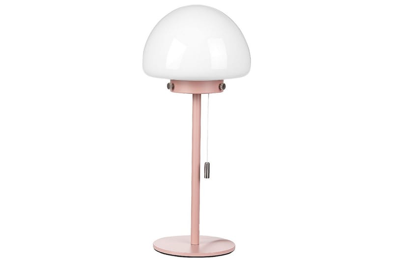 Icaria Bordlampe 39 cm E27 - Rosa/Hvit - Belysning - Innendørsbelysning & Lamper - Nattlampe - Nattlampe bord