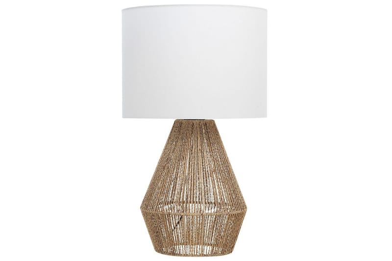 Kafelaina Bordlampe 52 cm E27 - Natur/Hvit - Belysning - Innendørsbelysning & Lamper - Nattlampe - Nattlampe bord