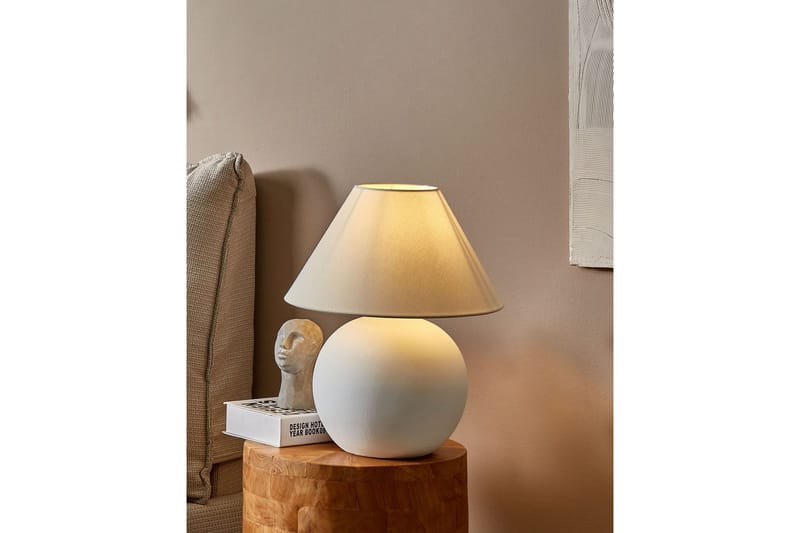 Kinalada Bordlampe 41 cm E27 - Off white - Belysning - Innendørsbelysning & Lamper - Nattlampe - Nattlampe bord