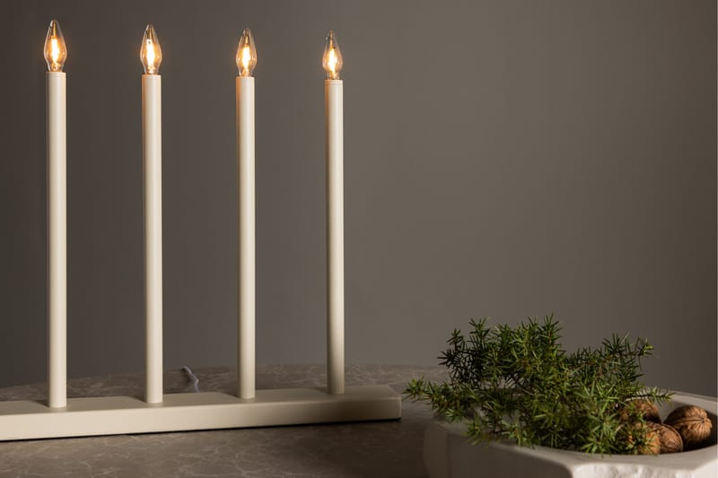 Lofsdalen Adventsstake 35 cm - Beige - Belysning - Innendørsbelysning & Lamper - Nattlampe - Nattlampe bord