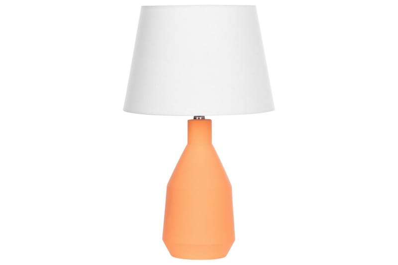 Lombre Bordlampe 53 cm E27 - Oransje/Hvit - Belysning - Innendørsbelysning & Lamper - Nattlampe - Nattlampe bord