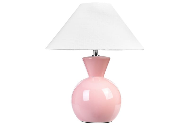 Luminoso Bordlampe 40 cm E27 - Rosa/Hvit - Belysning - Innendørsbelysning & Lamper - Nattlampe - Nattlampe bord