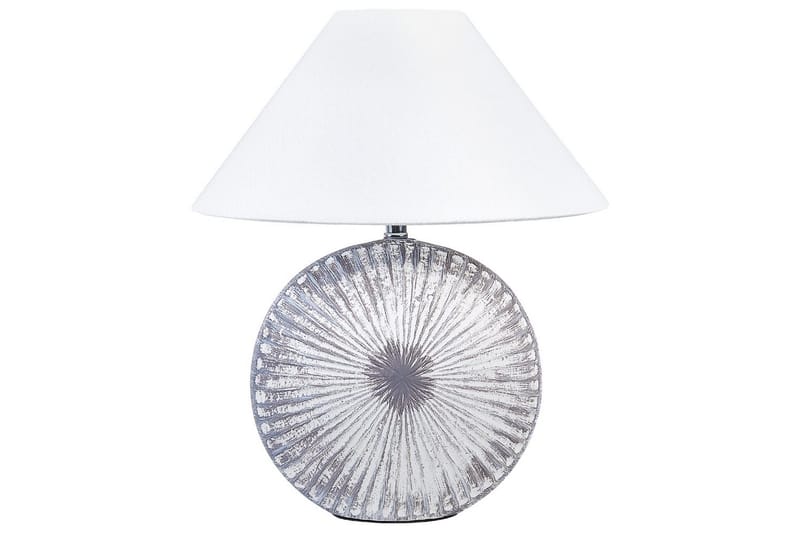 Lunis Bordlampe 2 stk 38 cm E14 - Transparent/Hvit - Belysning - Innendørsbelysning & Lamper - Nattlampe - Nattlampe bord