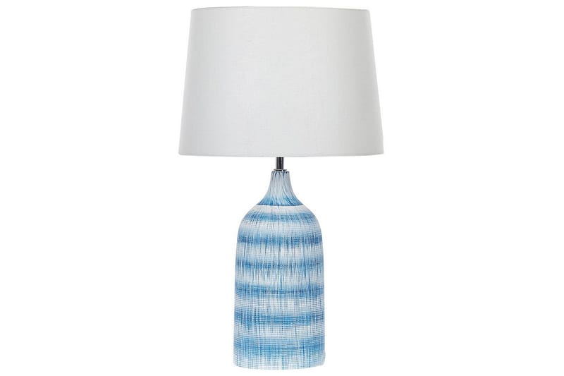 Palmarola Bordlampe 66 cm E27 - Blå/Hvit - Belysning - Innendørsbelysning & Lamper - Nattlampe - Nattlampe bord