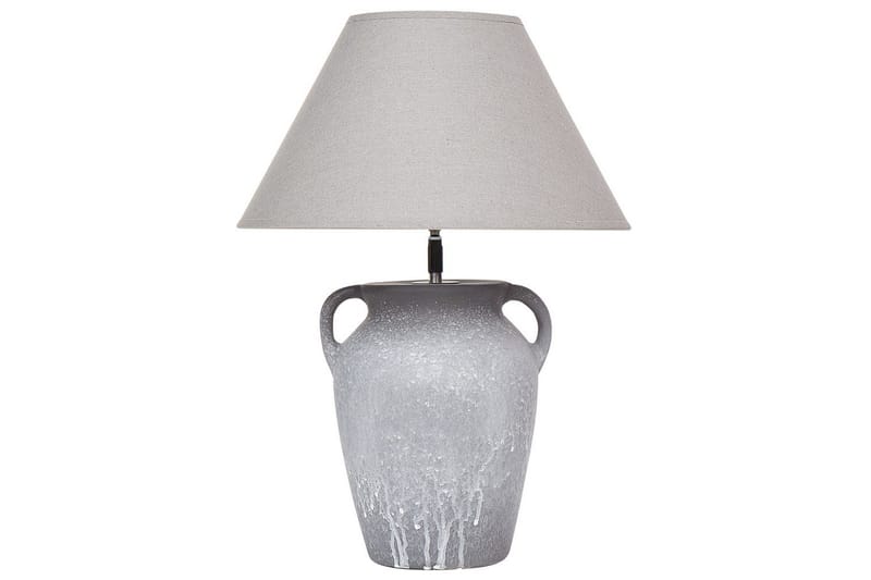 Ponze Bordlampe 49 cm E27 - Grå - Belysning - Innendørsbelysning & Lamper - Nattlampe - Nattlampe bord