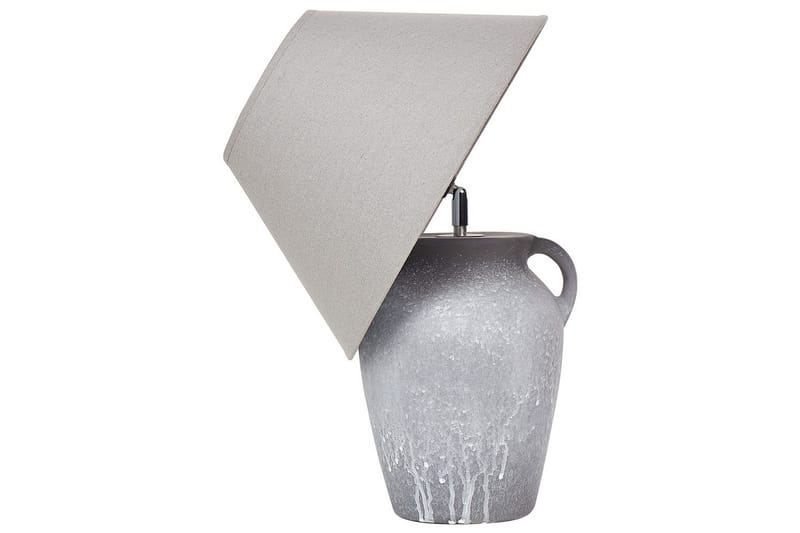 Ponze Bordlampe 49 cm E27 - Grå - Belysning - Innendørsbelysning & Lamper - Nattlampe - Nattlampe bord