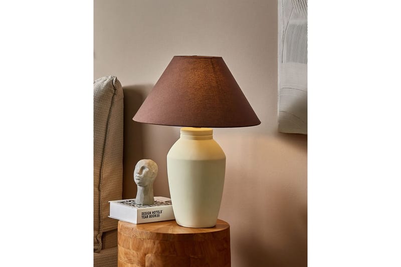 Rodbrera Bordlampe 52 cm E27 - Lys beige/Brun - Belysning - Innendørsbelysning & Lamper - Nattlampe - Nattlampe bord