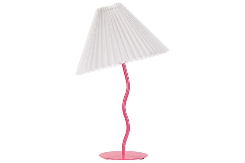 Skiros Bordlampe 48 cm E27 - Fuchsia/Hvit - Belysning - Innendørsbelysning & Lamper - Nattlampe - Nattlampe bord