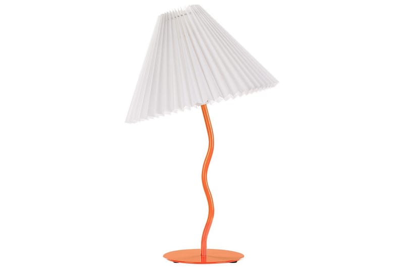 Skiros Bordlampe 48 cm E27 - Oransje/Hvit - Belysning - Innendørsbelysning & Lamper - Nattlampe - Nattlampe bord