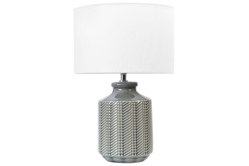 Soya Bordlampe 43 cm E27 - Grå/Hvit - Belysning - Innendørsbelysning & Lamper - Nattlampe - Nattlampe bord