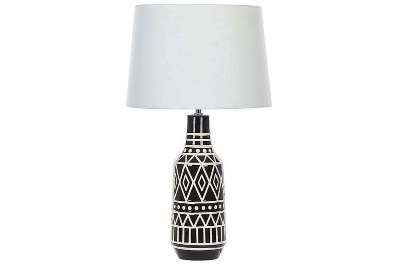 Tavolara Bordlampe 68 cm E27 - Svart/Hvit - Belysning - Innendørsbelysning & Lamper - Nattlampe - Nattlampe bord