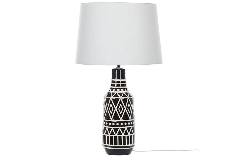 Tavolara Bordlampe 68 cm E27 - Svart/Hvit - Belysning - Innendørsbelysning & Lamper - Nattlampe - Nattlampe bord